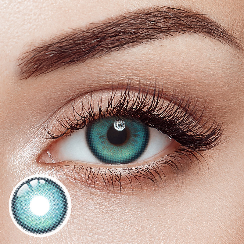 Danube Green Yearly Contact Lenses