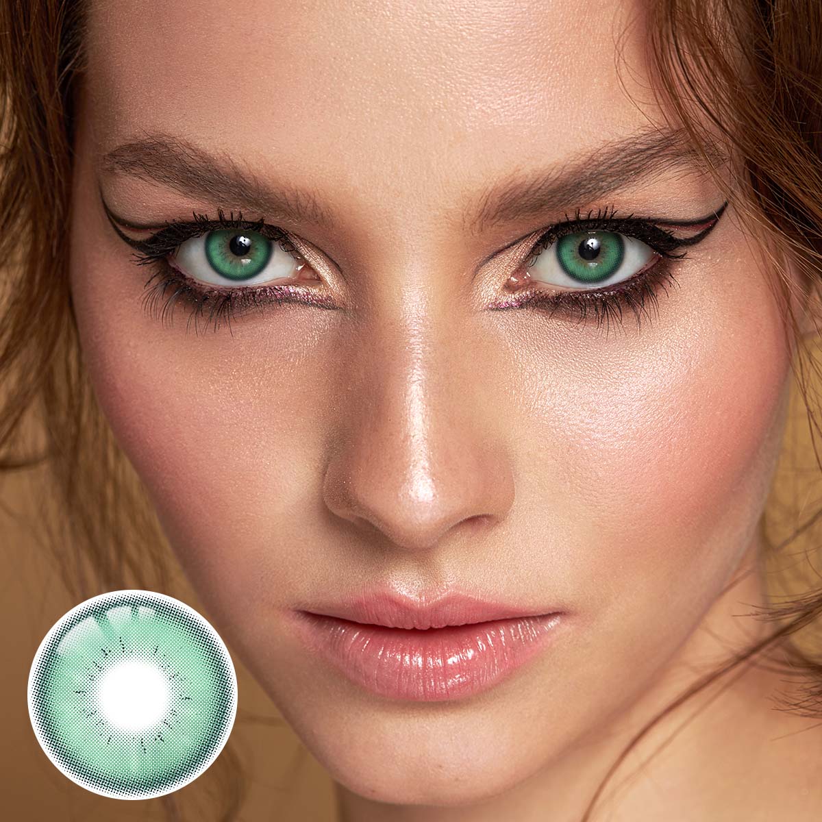 Azure Fantasy Green Prescription Yearly Contact Lenses
