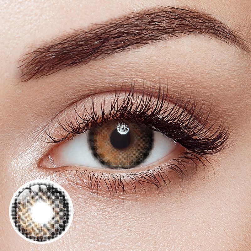 Noir Brown Prescription Yearly Contact Lenses