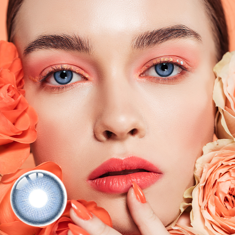 Danube Blue Yearly Contact Lenses