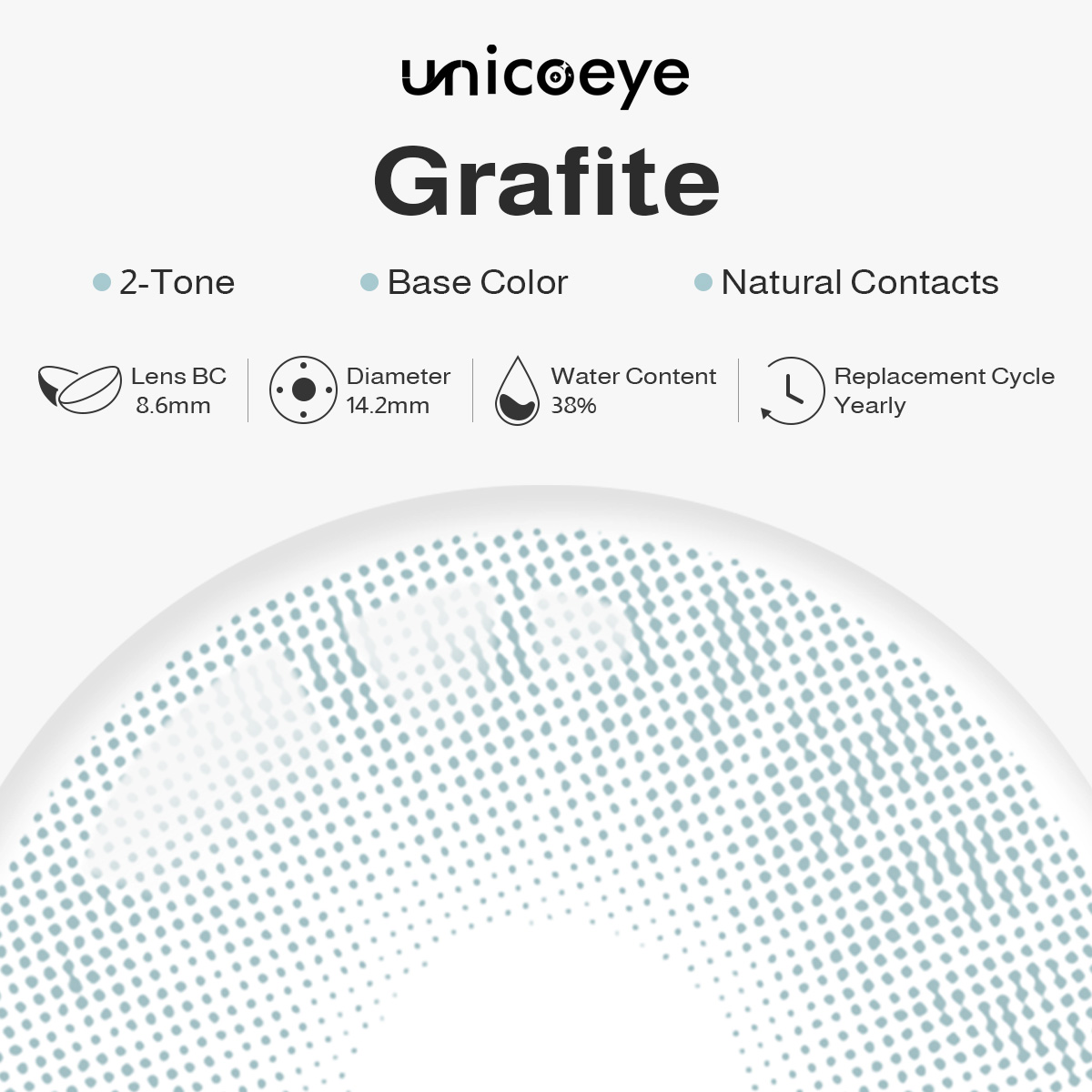 Grafite Yearly Contact Lenses