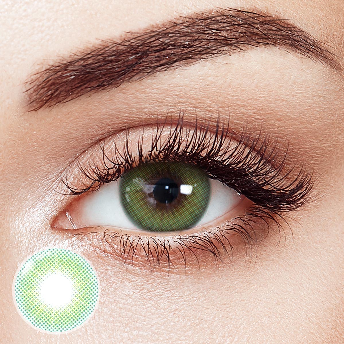 Emerald Veil Green 6 Months Contact Lenses | 2 Pcs