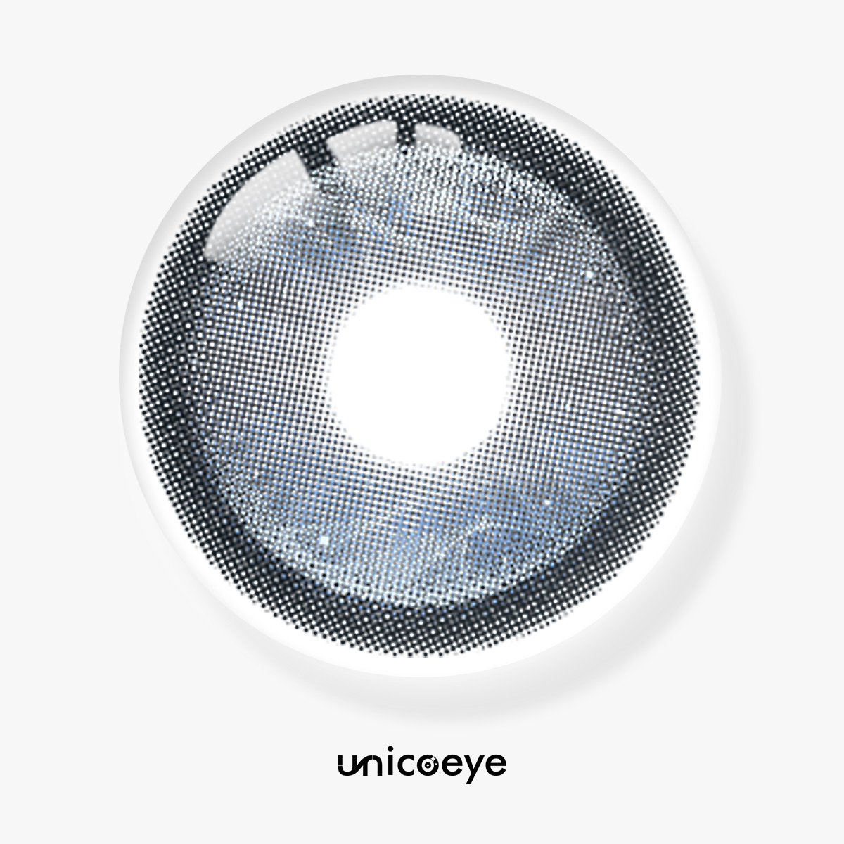 Gilded Tides Blue Prescription Yearly Contact Lenses | 2 Pcs