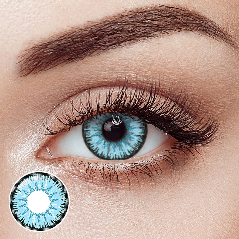 Vika Blue Yearly Contact Lenses