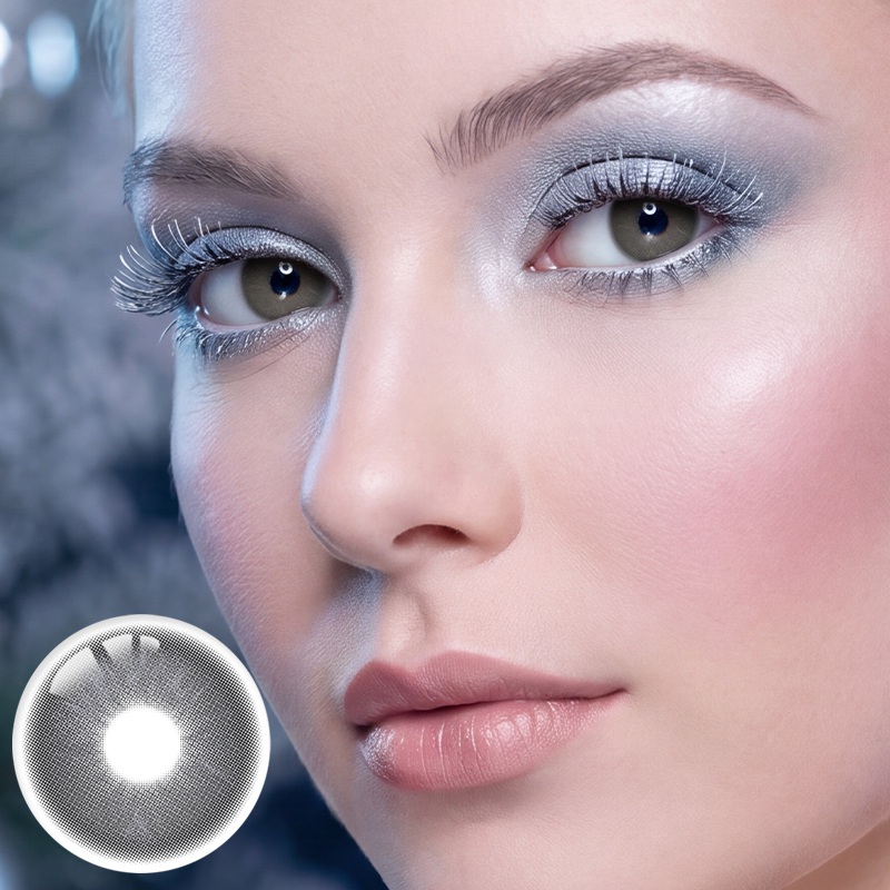 Arctic Slate Gray Yearly Contact Lenses | 2 Pcs