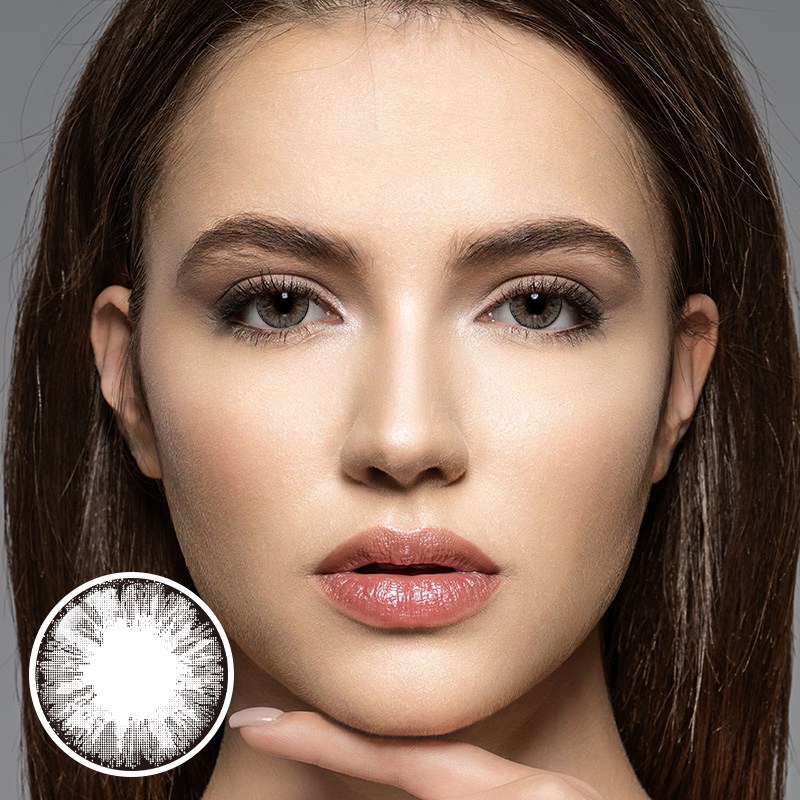 Glimmering Gray 6 Months Contact Lenses | 2 Pcs