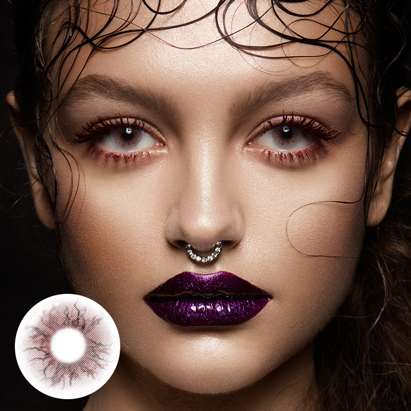 Weird Red Costume Yearly Contact Lenses | 2 Pcs