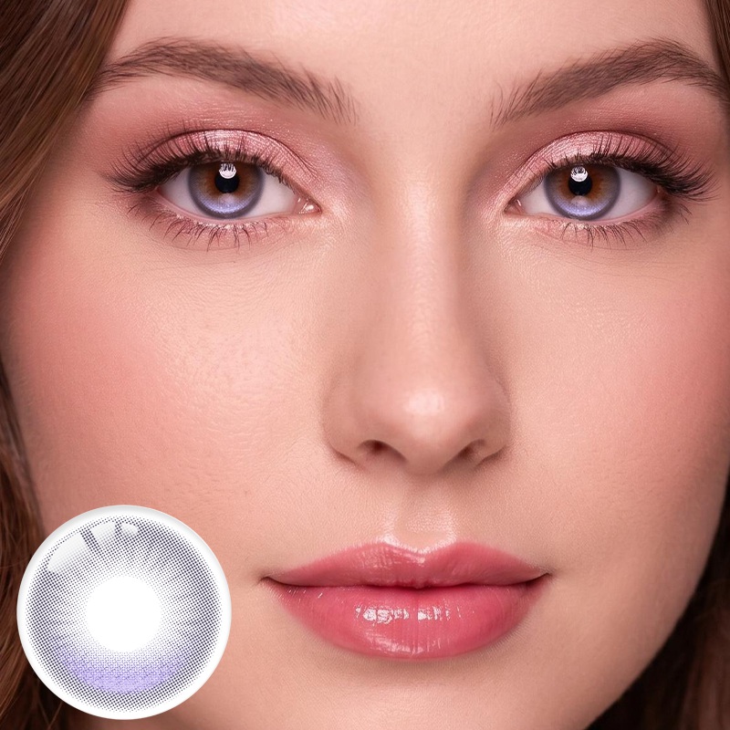 Amethyst Lake Purple Daily Contact Lenses | 10 Pcs