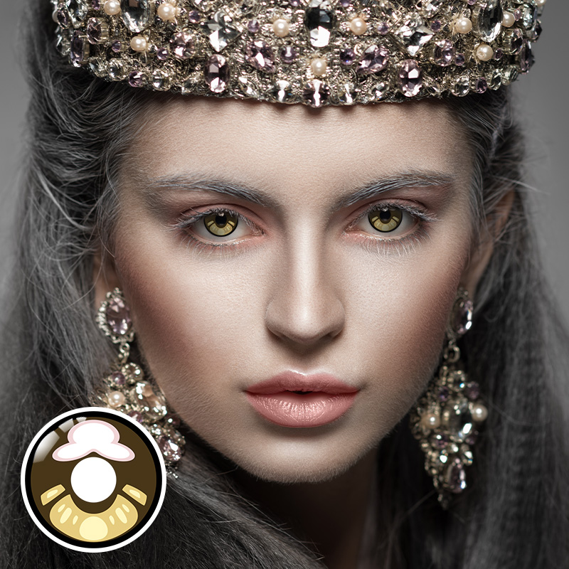 Red Cell Brown Costume Yearly Contact Lenses
