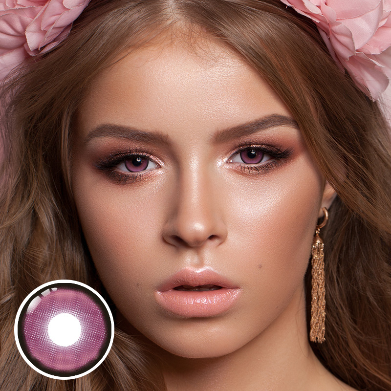 Hoop Purple Prescription 6 Months Contact Lenses | 2 Pcs