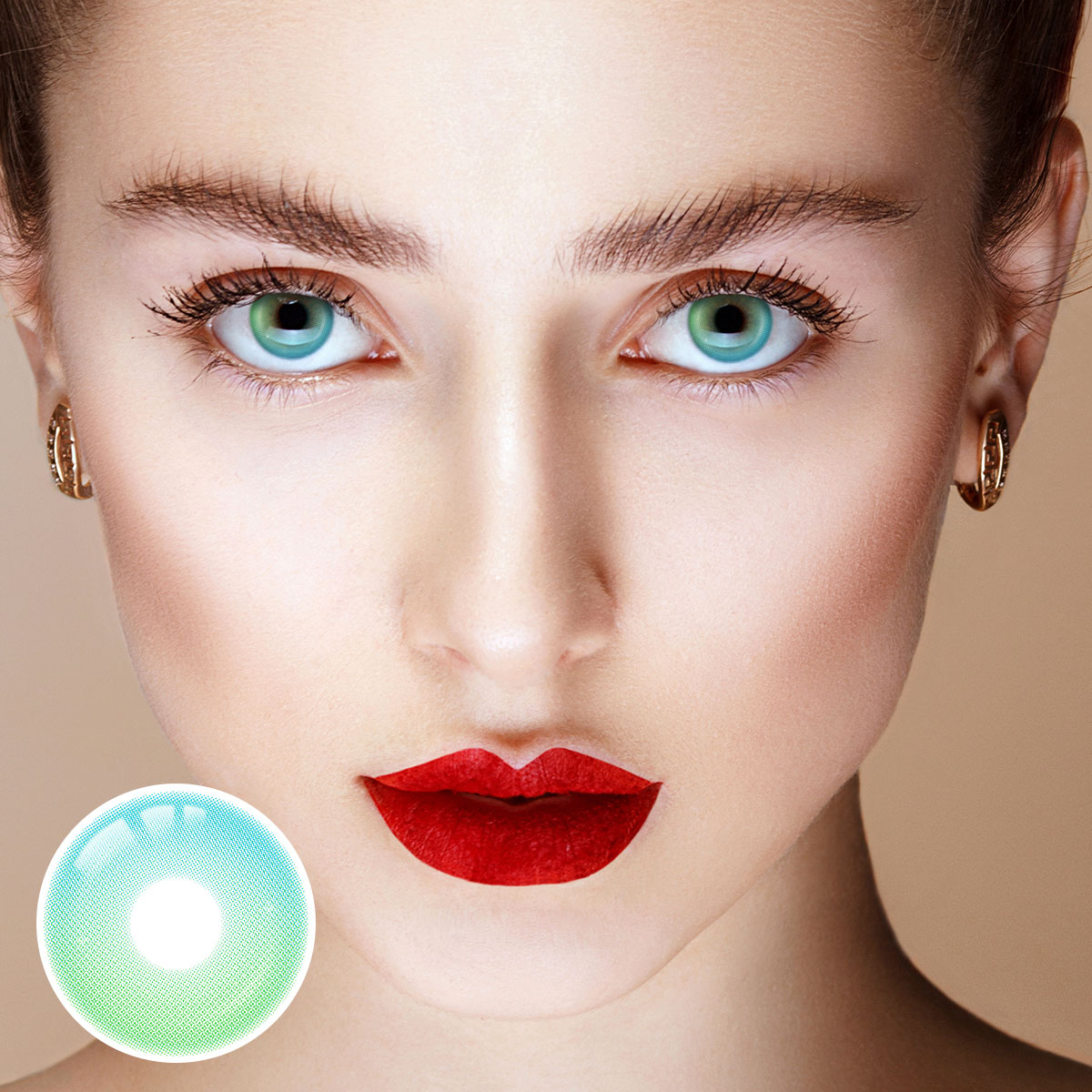 Lime Breeze Green Prescription Yearly Contact Lenses