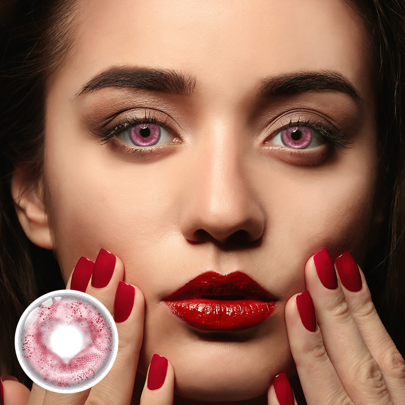 Love Spell Pink Yearly Contact Lenses