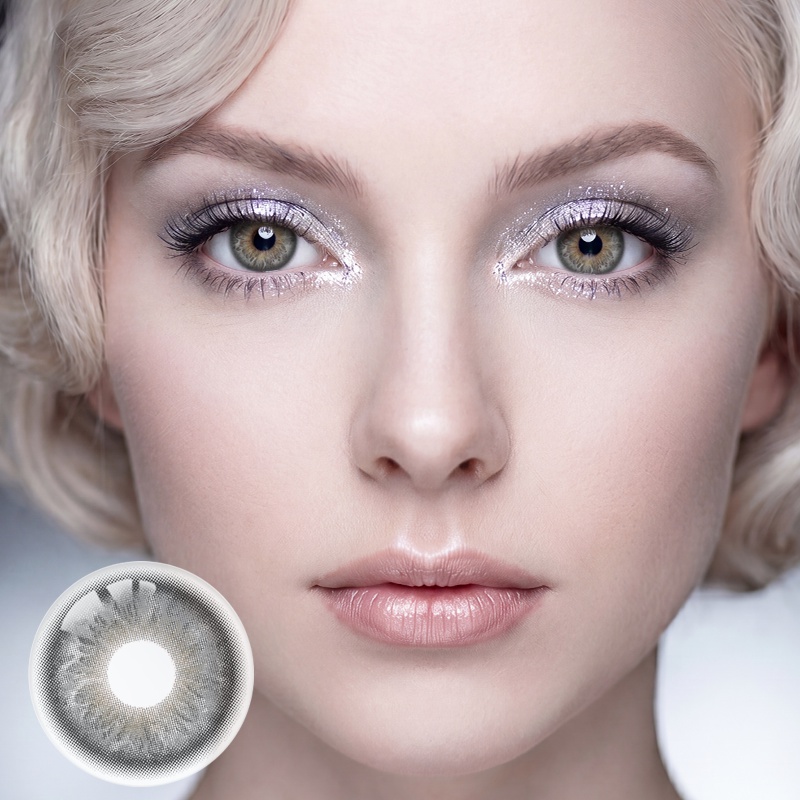 Kitsune Glow Gray 6 Months Contact Lenses | 2 Pcs