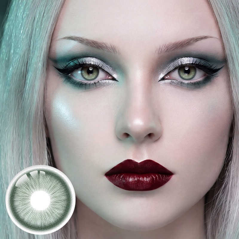Najia Green 6 Months Contact Lenses | 2 Pcs