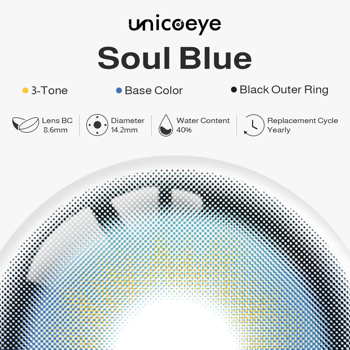 Soul Blue Yearly Contact Lenses