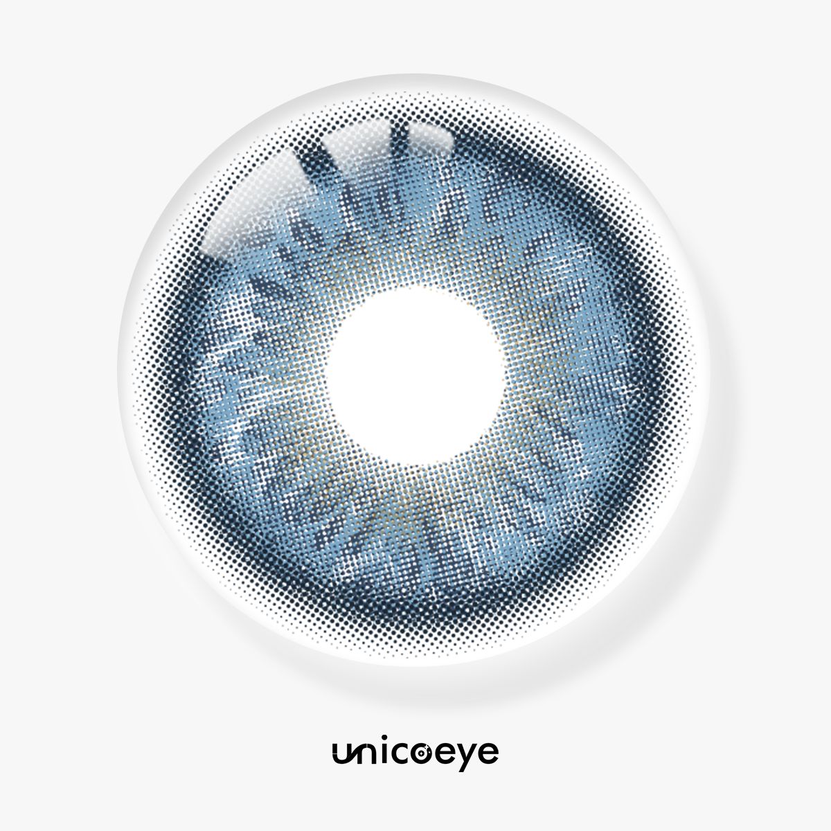 Kitsune Glow Blue 6 Months Contact Lenses | 2 Pcs
