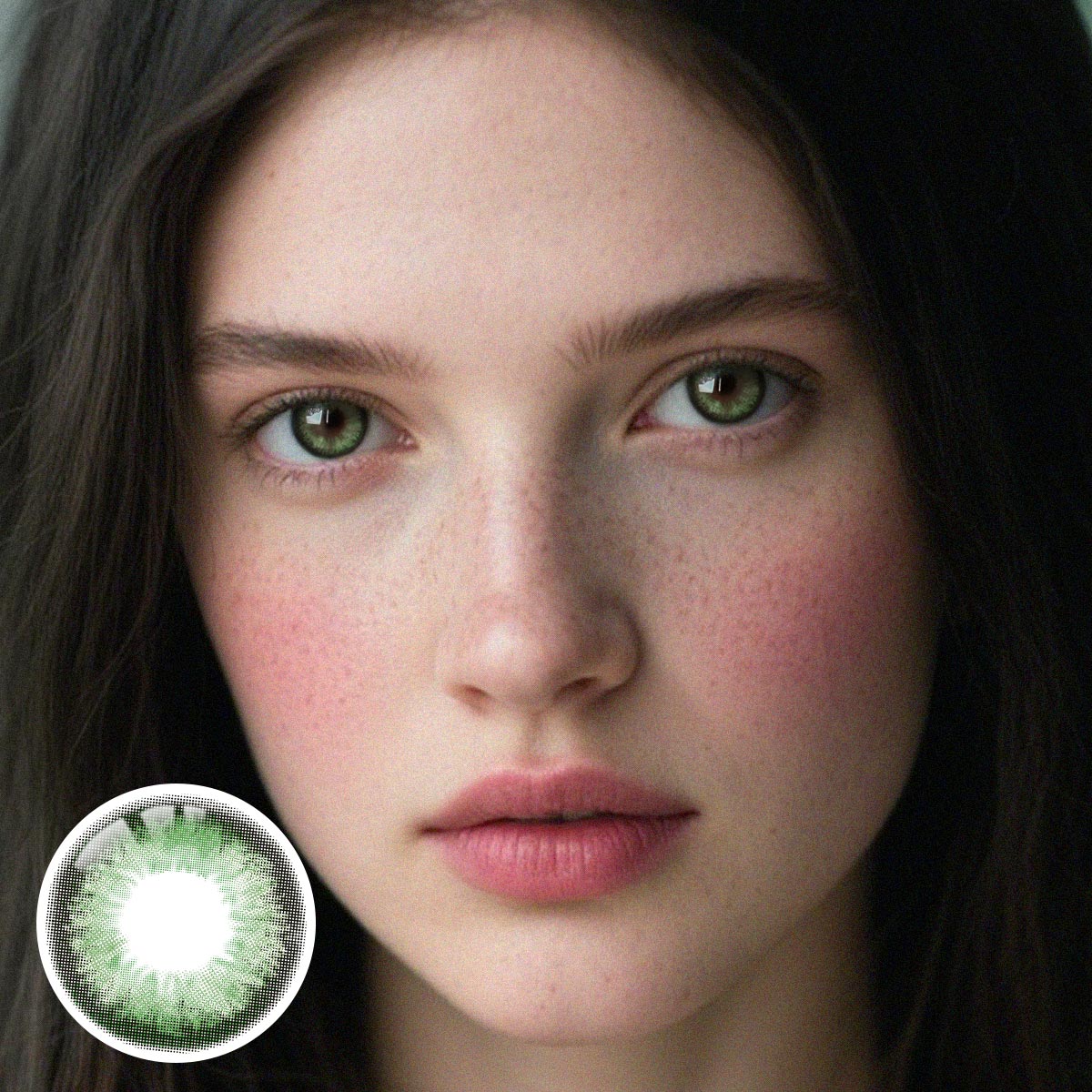 Pancake Green 6 Months Contact Lenses