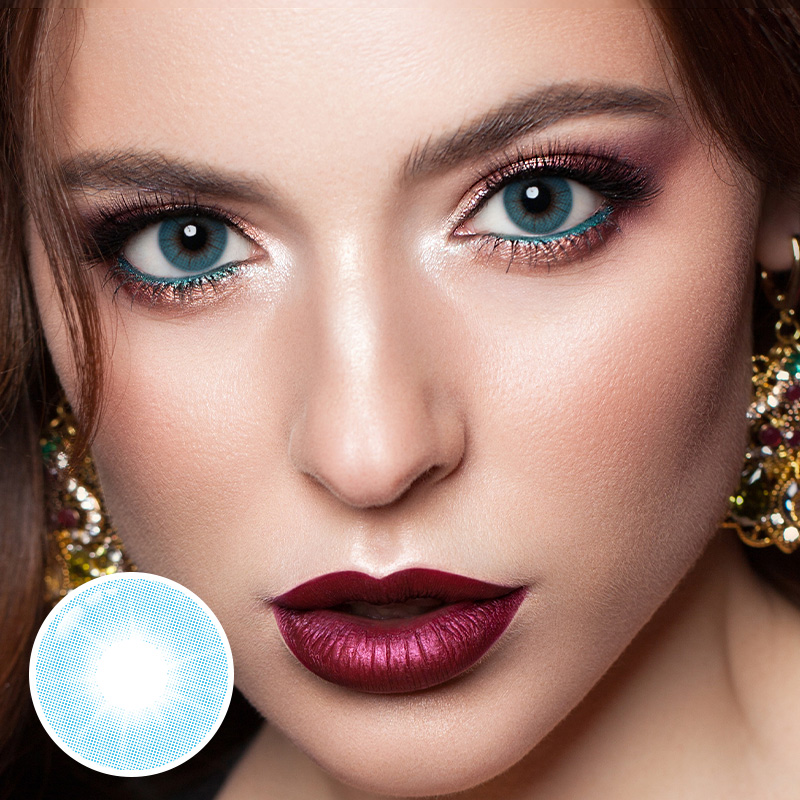Aqua Whisper Blue 6 Months Contact Lenses | 2 Pcs