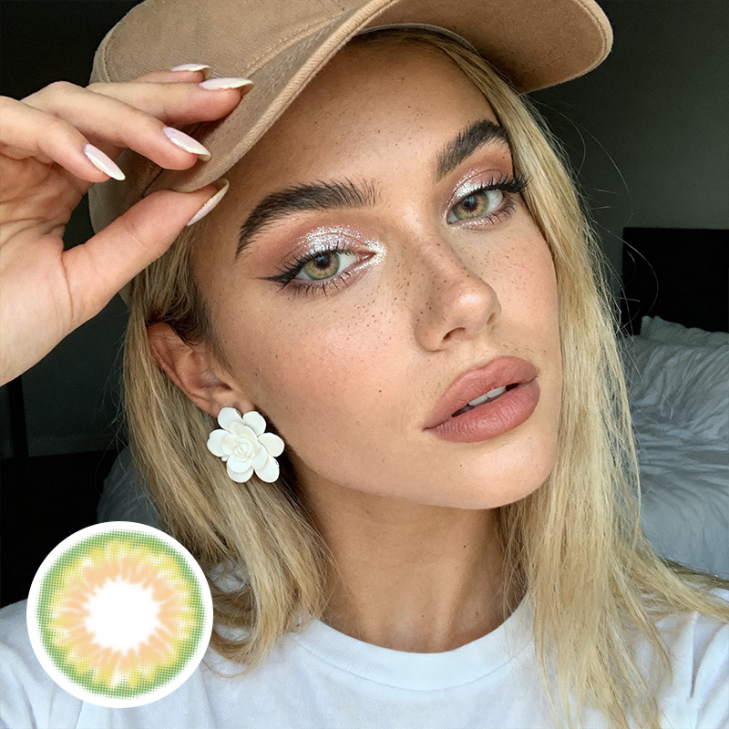 Kiwi Green 6 Months Contact Lenses | 2 Pcs