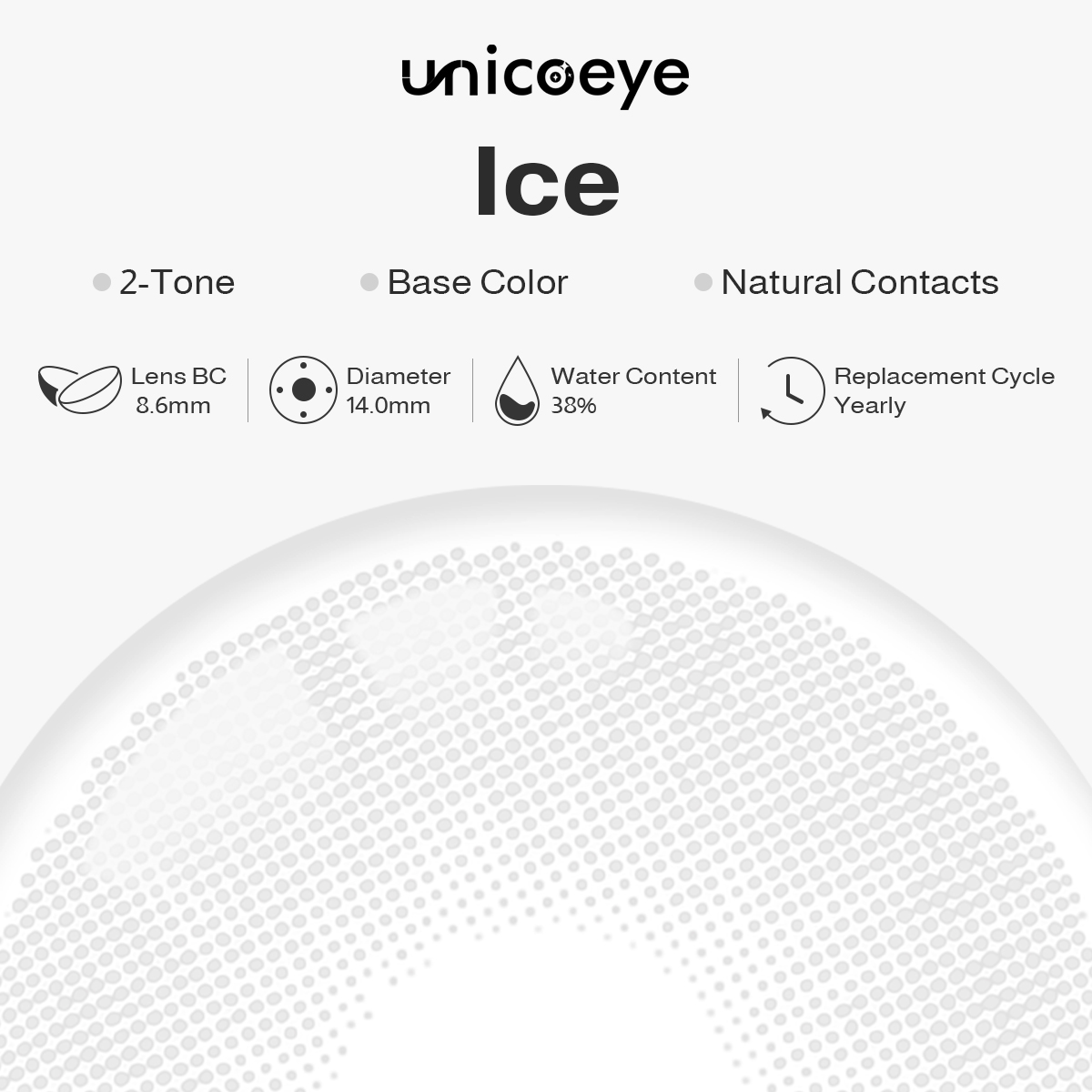 Ice Yearly Contact Lenses