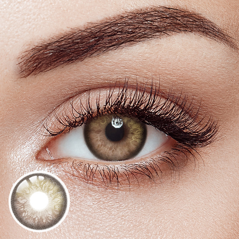 Gulla Brown Prescription Yearly Contact Lenses
