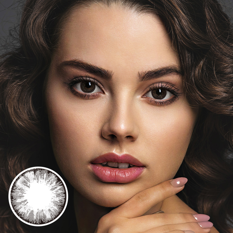 Glimmering Black 6 Months Contact Lenses | 2 Pcs
