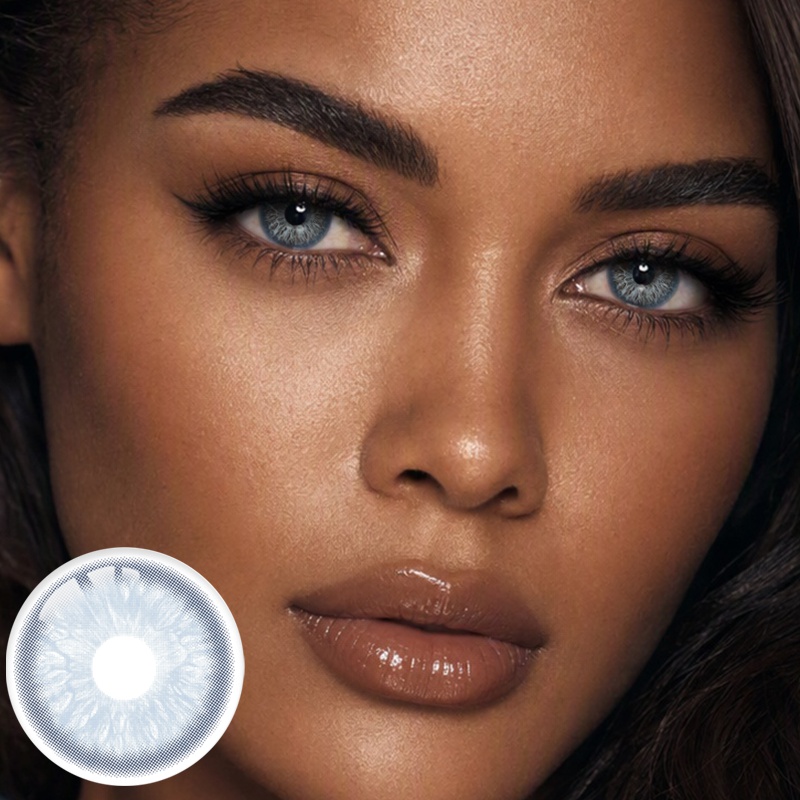 Love Letter Blue Yearly Contact Lenses | 2 Pcs