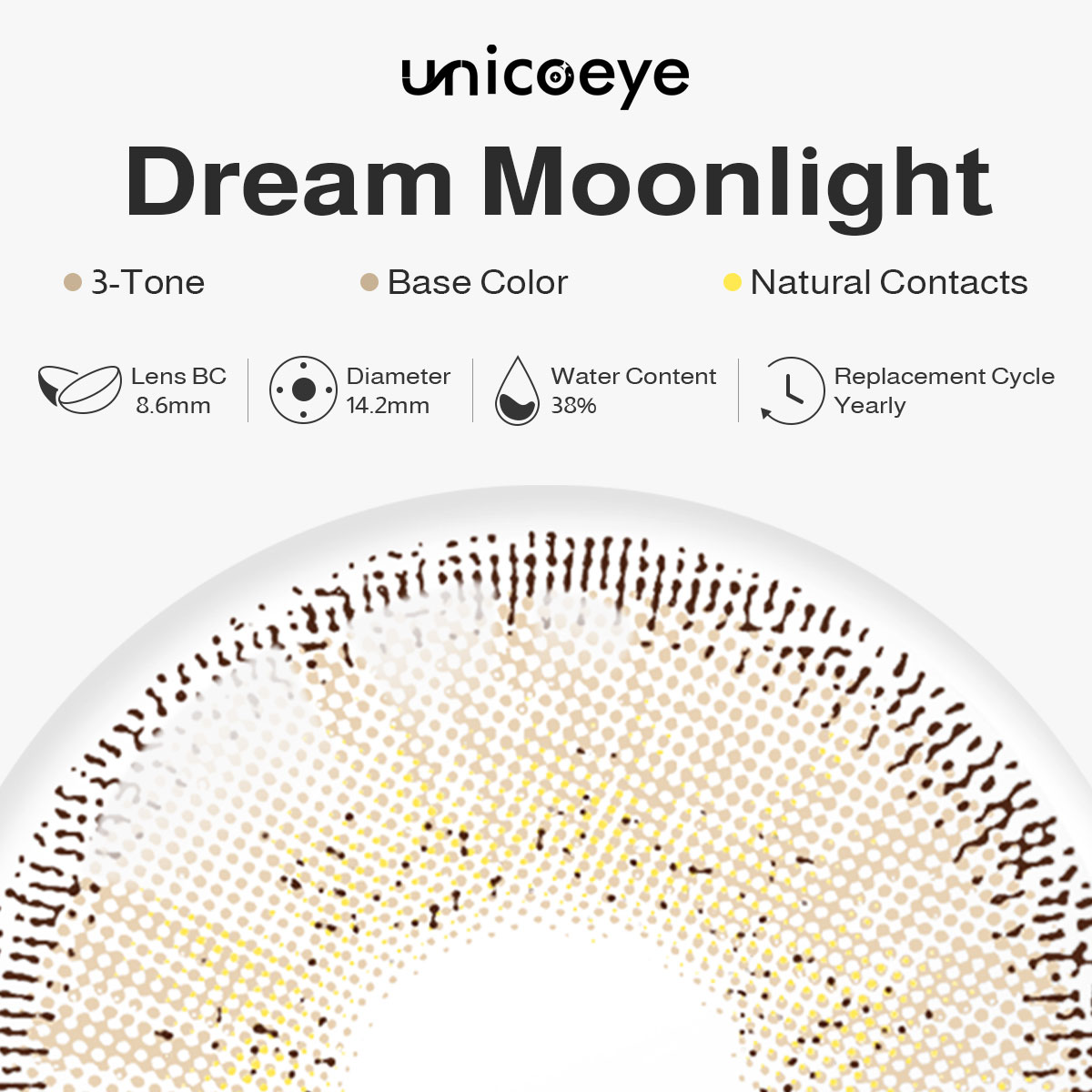 Dream Moonlight Yearly Contact Lenses