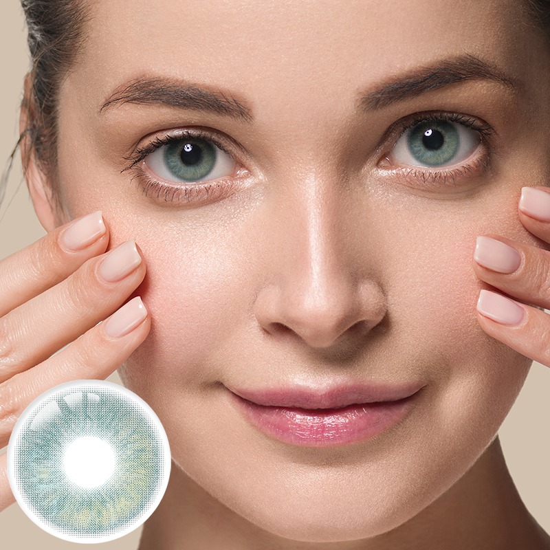 Mint Aurora Green 6 Months Contact Lenses | 2 Pcs
