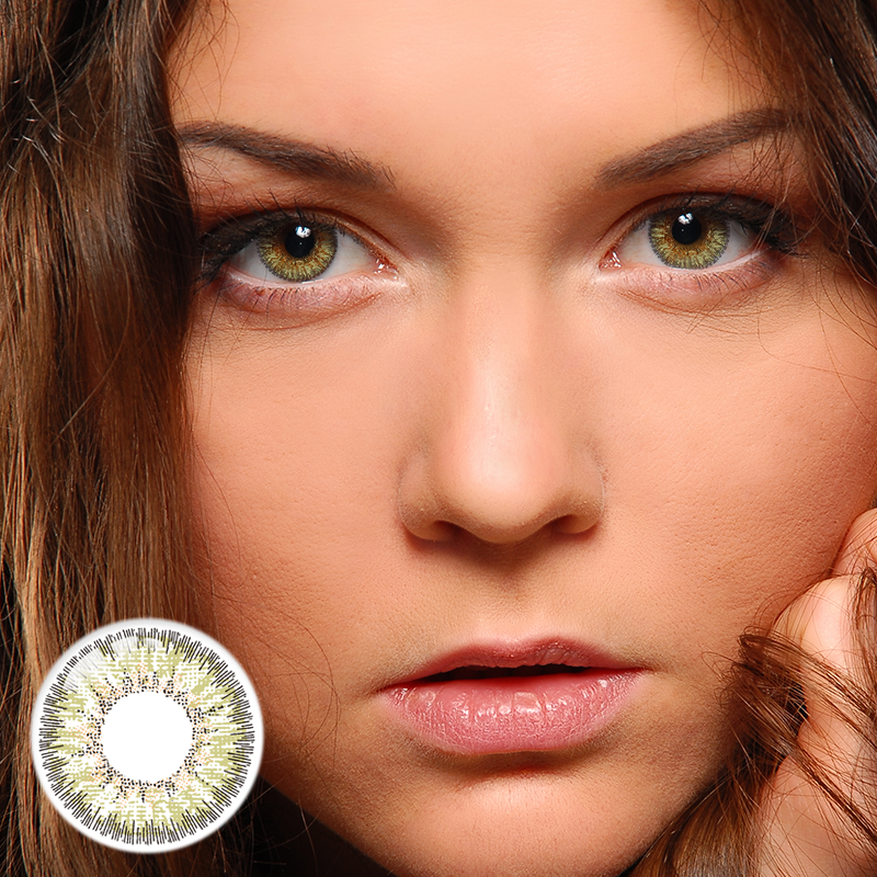 Whimsical Fern Green 6 Months Contact Lenses | 2 Pcs