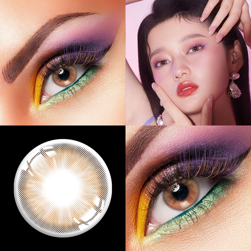 Honeydew Brown Prescription Yearly Contact Lenses
