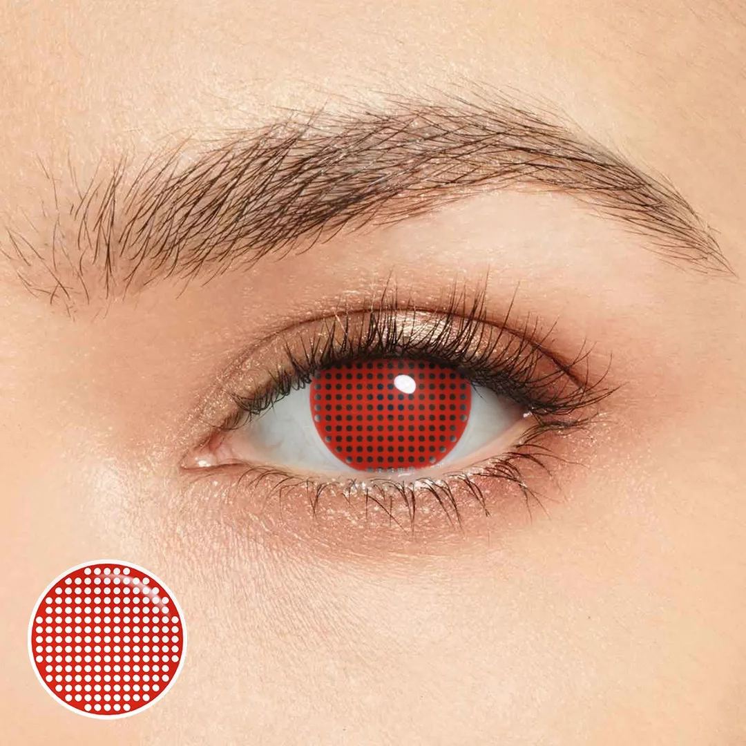 Red Halloween Yearly Contact Lenses