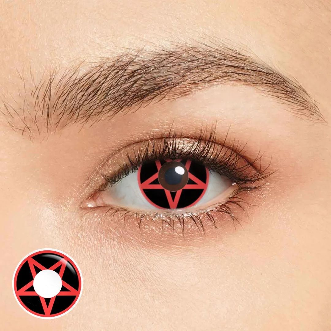Red Halloween Yearly Contact Lenses