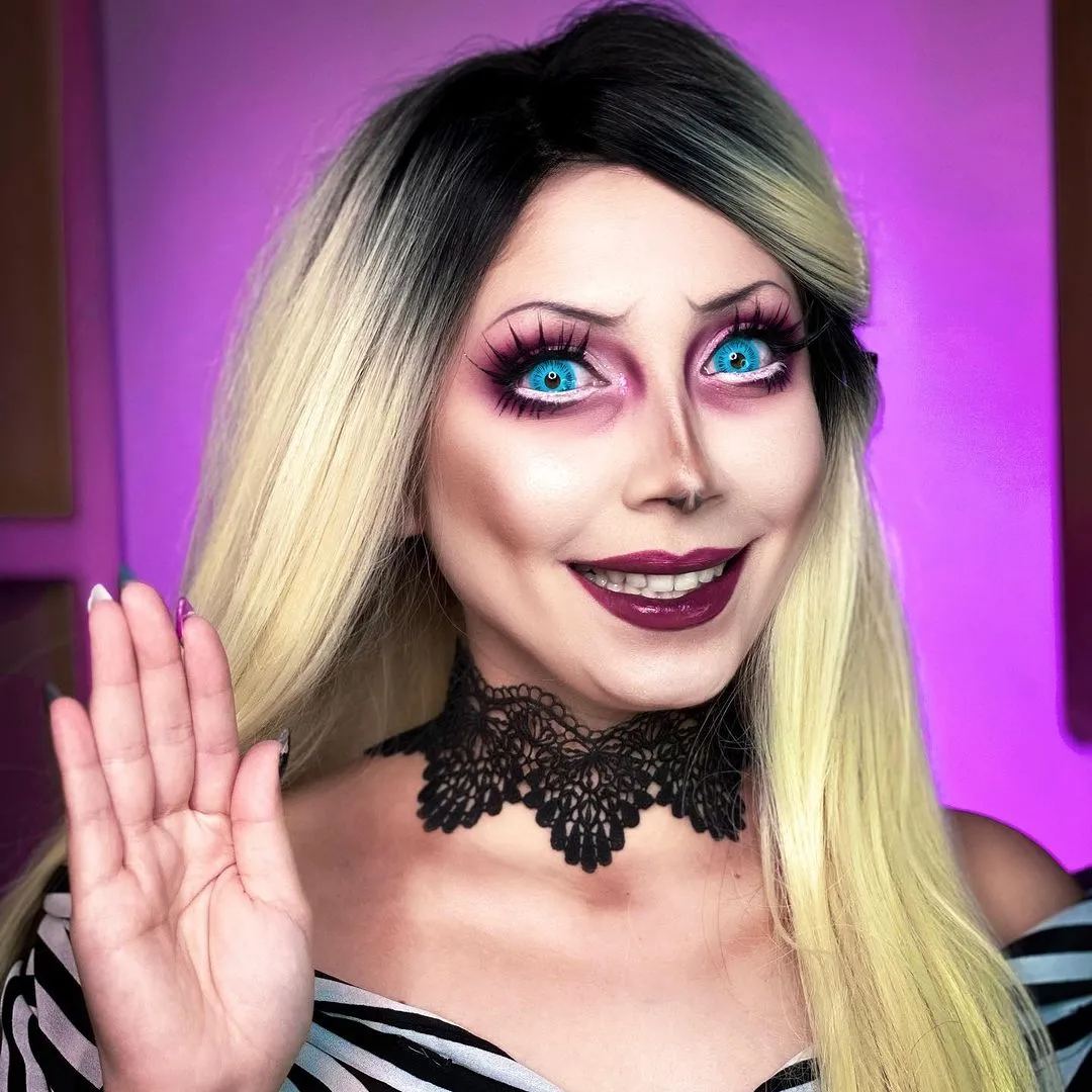 Windmill Blue Cosplay Contact Lenses