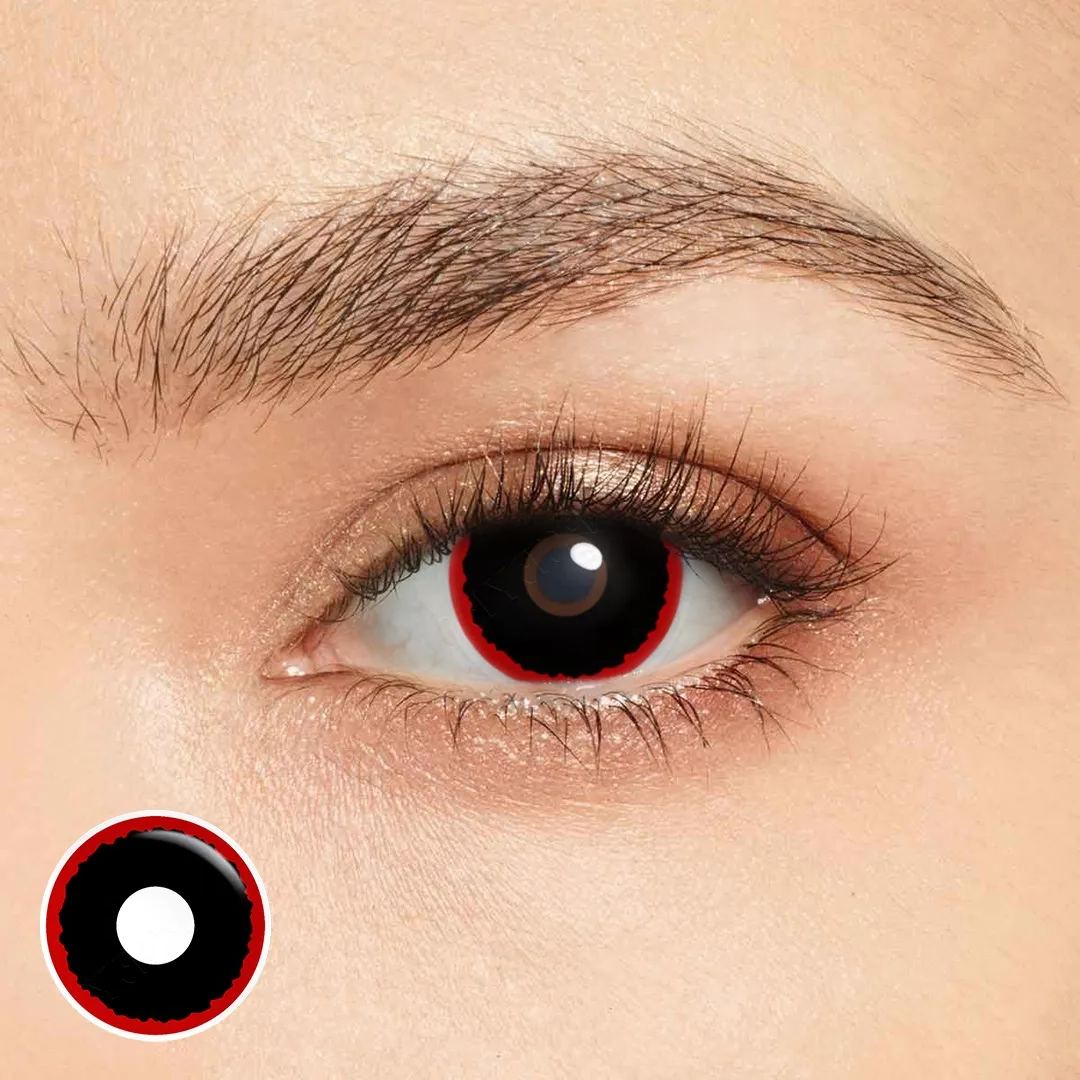 Terror Red Halloween Yearly Contact Lenses