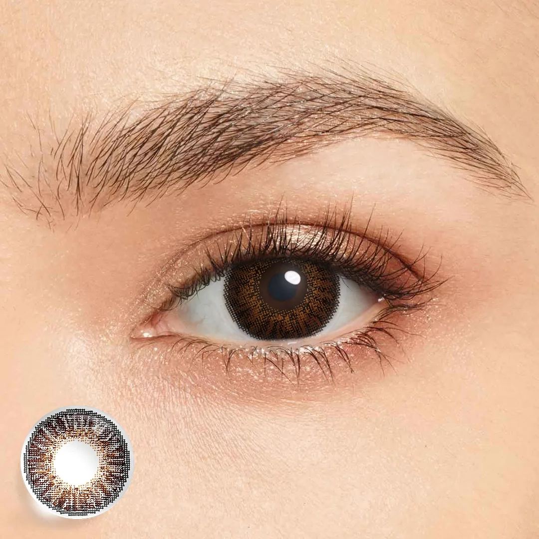 Star Brown Contact Lenses