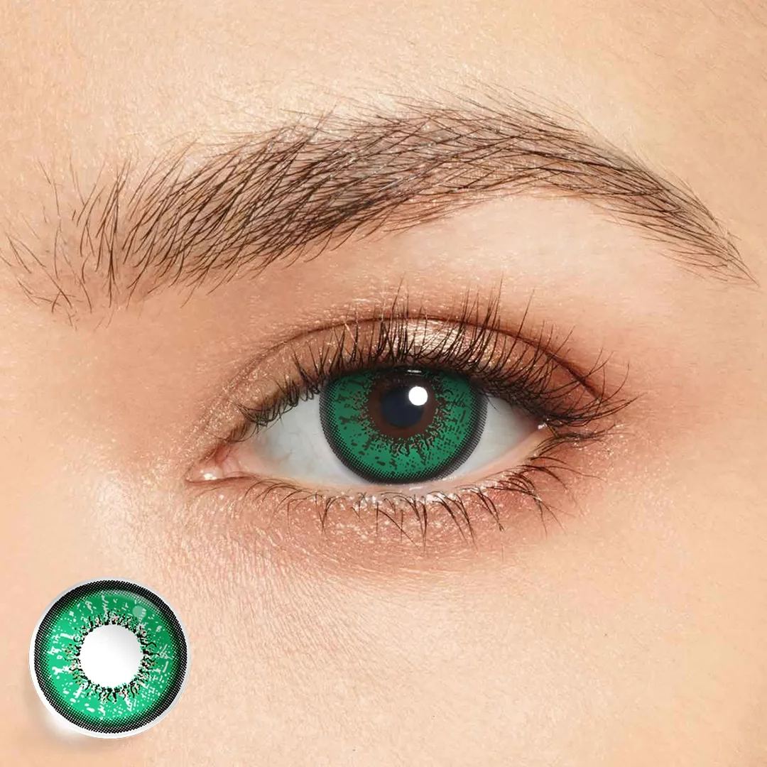 Flame Green Contact Lenses