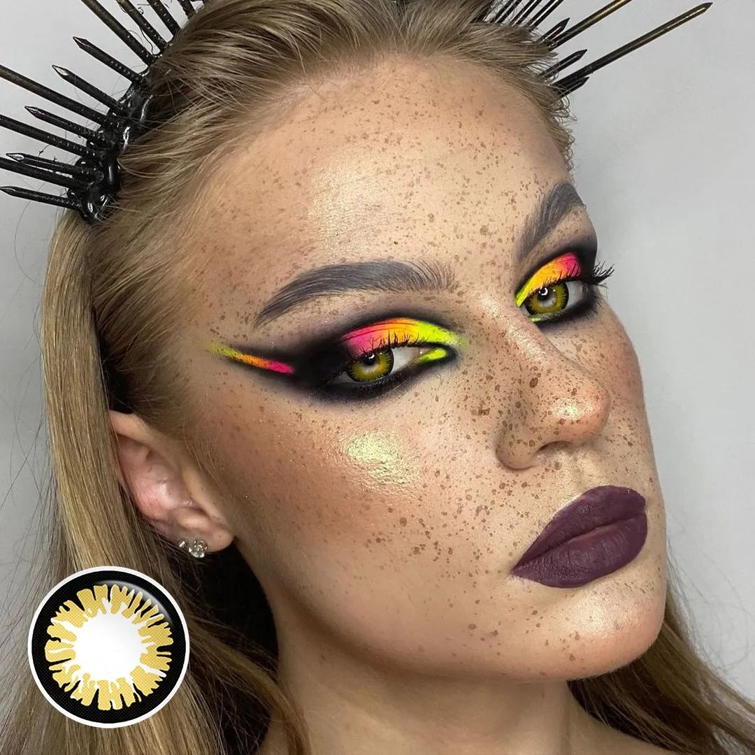 Crimson Brown Costume Yearly Contact Lenses