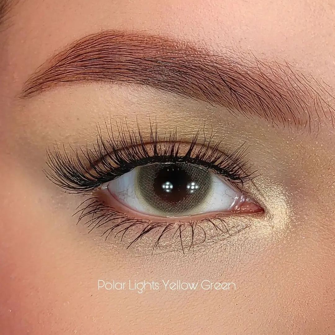 Polar Lights Yellow Green 6 Months Contact Lenses