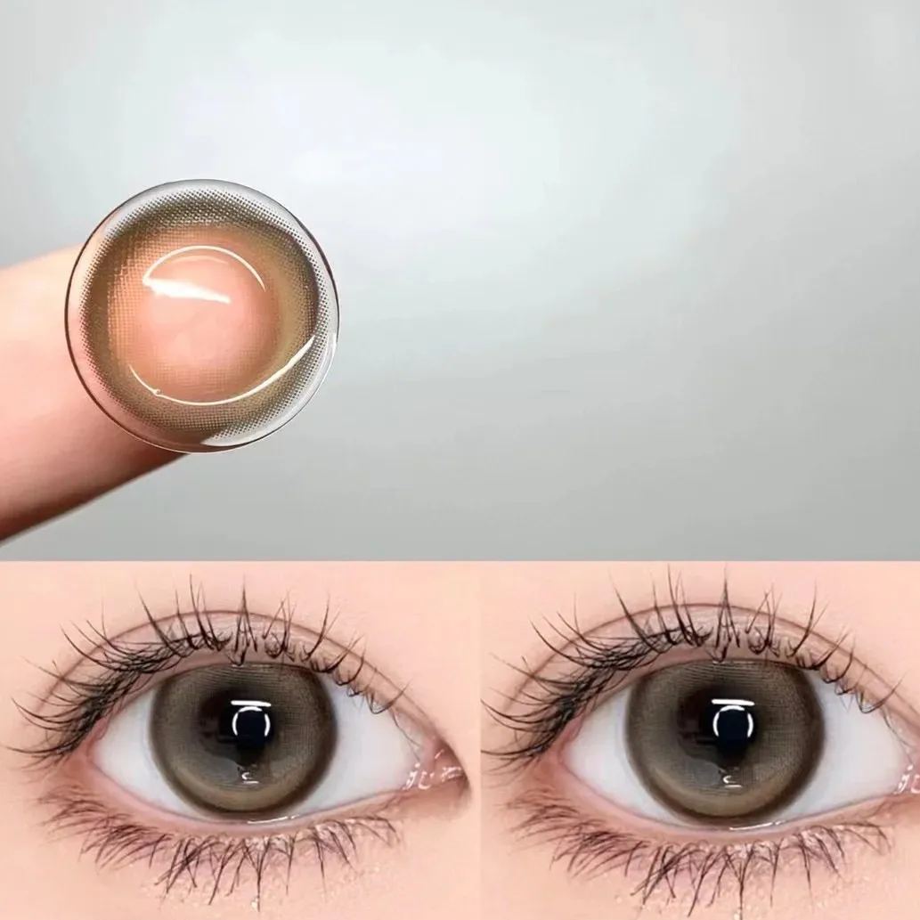 Cheese Tart Brown Yearly Contact Lenses