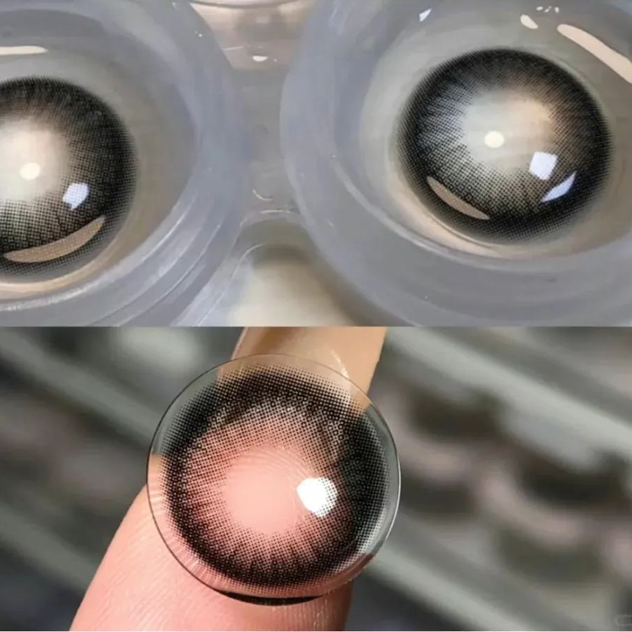 Barley Tea Black Yearly Contact Lenses