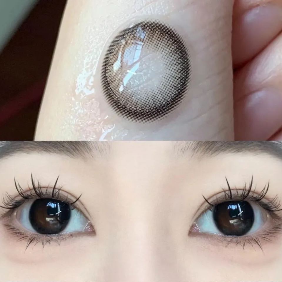 Barley Tea Black Yearly Contact Lenses