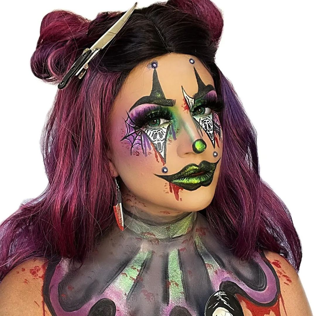 Crack Green Costume Yearly Contact Lenses