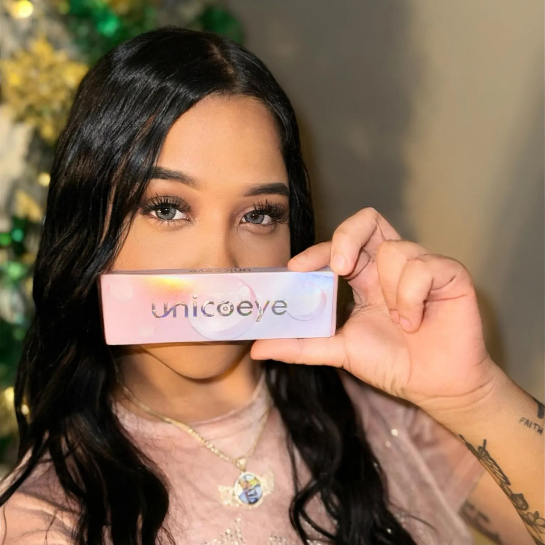 Diamond Glitter Gray Contact Lenses