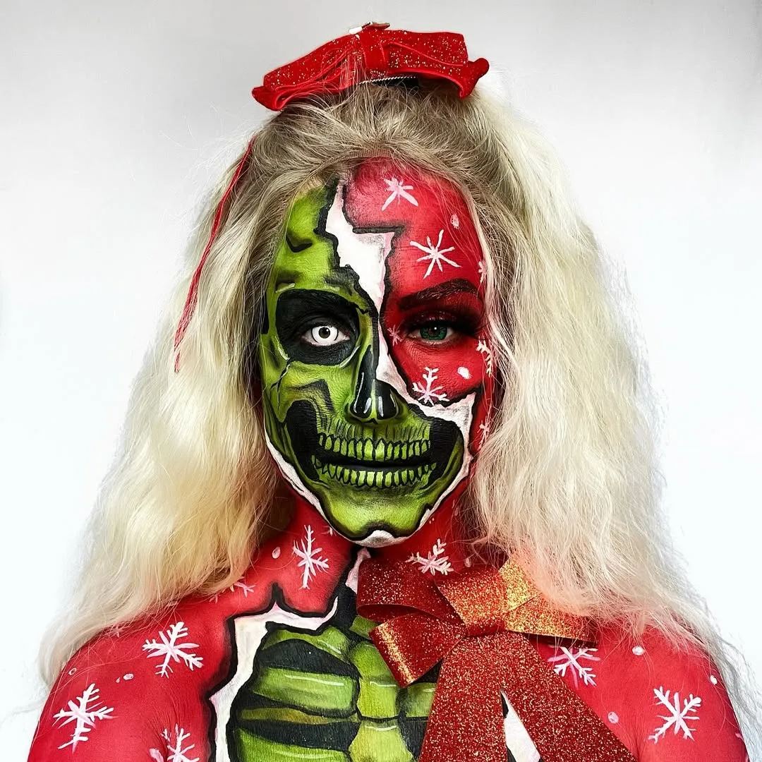 Crack Green Costume Yearly Contact Lenses