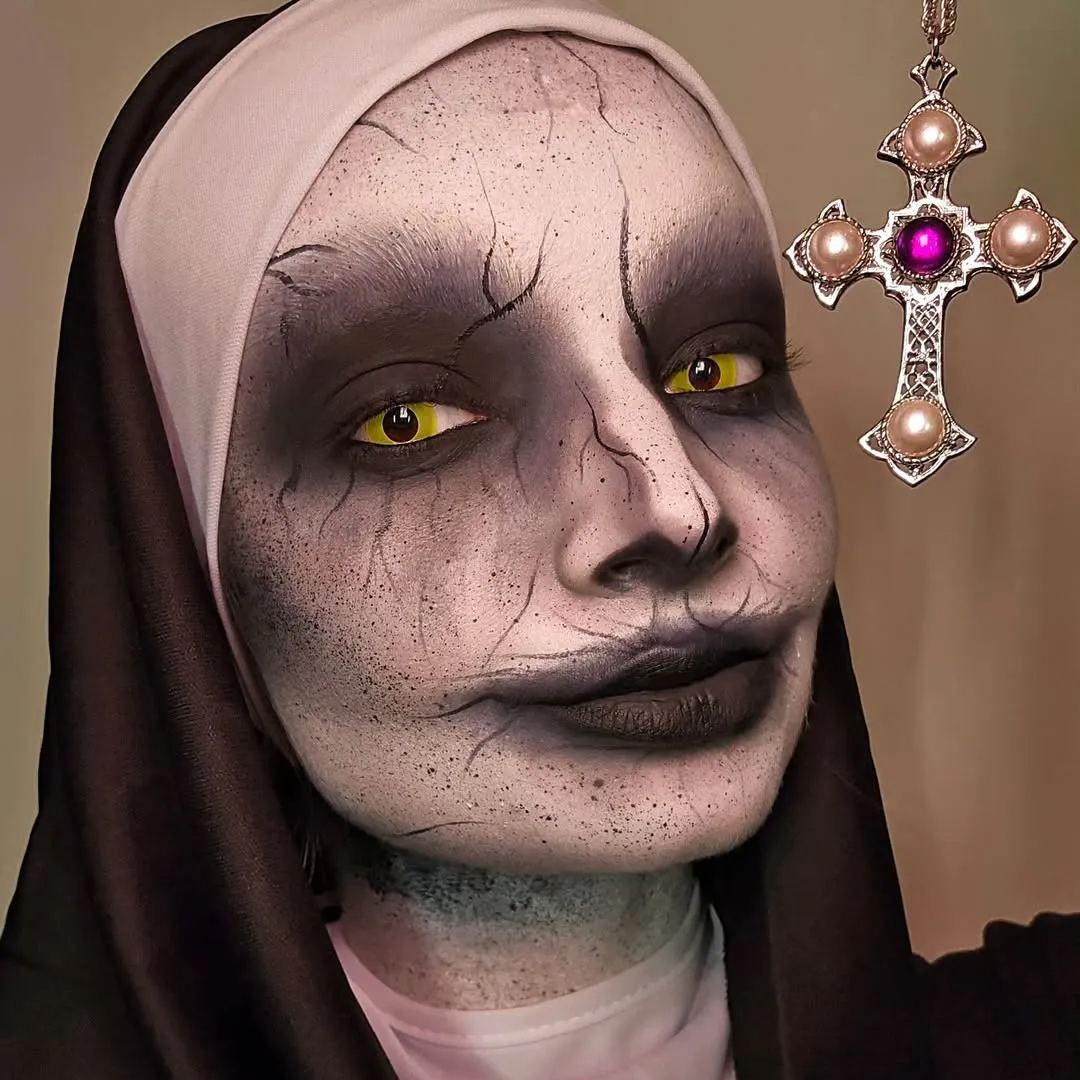 Pure Yellow Costume Contact Lenses