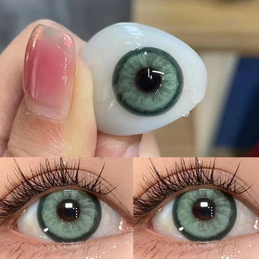 Serpent Green Prescription Yearly Contact Lenses