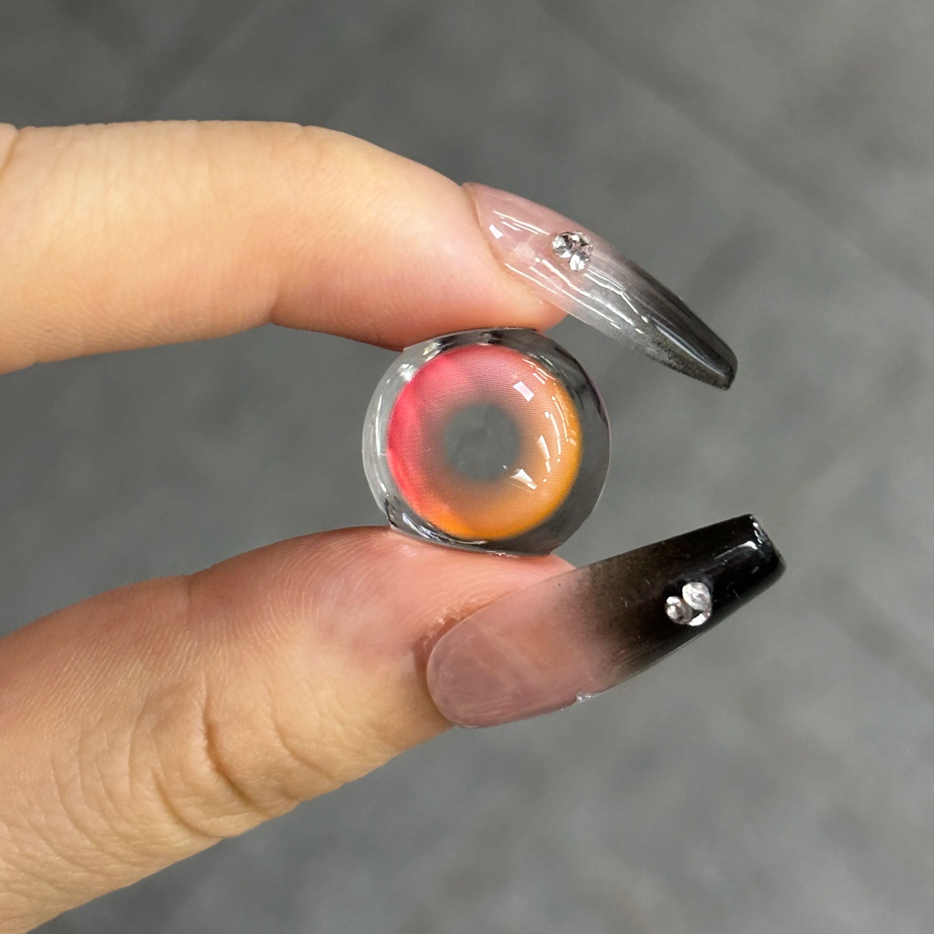 Citrus Sea Pink Prescription Yearly Contact Lenses