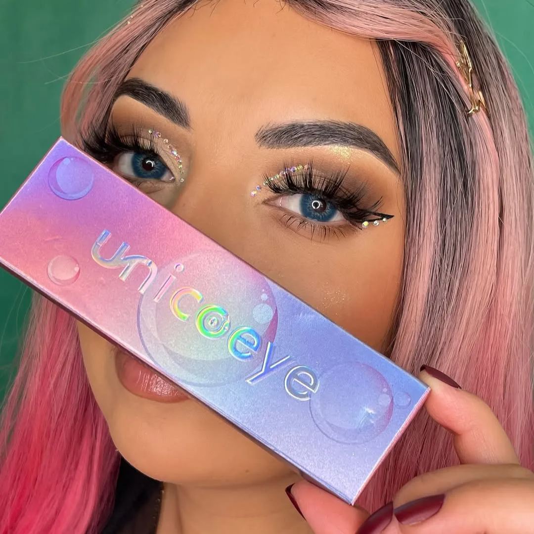 Love Story Blue Prescription Yearly Contact Lenses