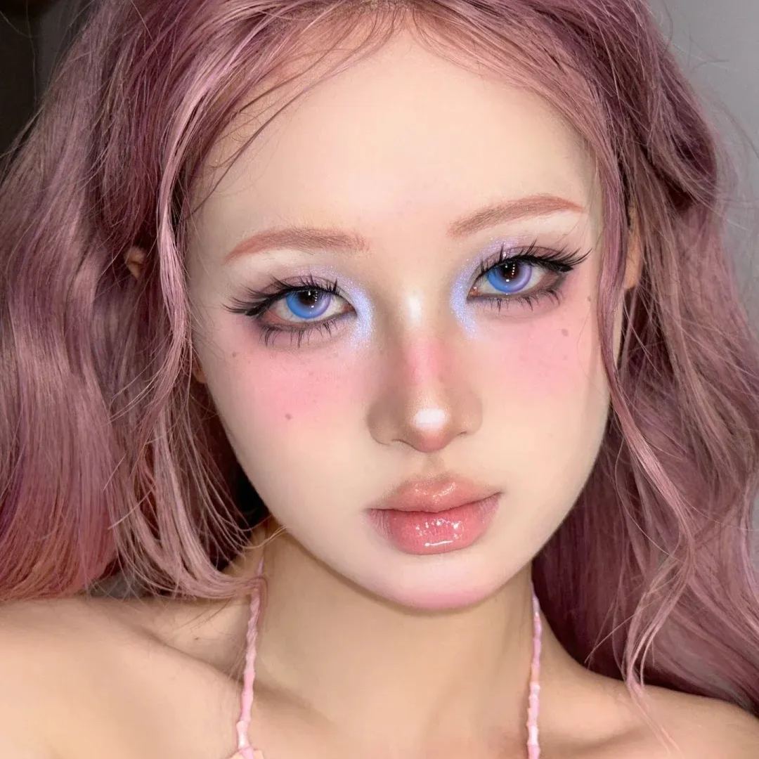 Periwinkle Purple Prescription Yearly Contact Lenses